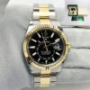 2023 Rolex Sky-Dweller 326933 42MM Black Two-Tone 18K Yg Box Paper