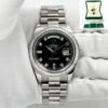 2010 Rolex Day-Date II President 218399 41MM Black 18K Wg Diamonds Box Papers