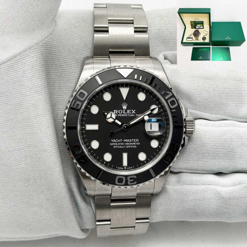 New 2026 Rolex Yacht-Master 226627 42MM Black Titanium Box Paper