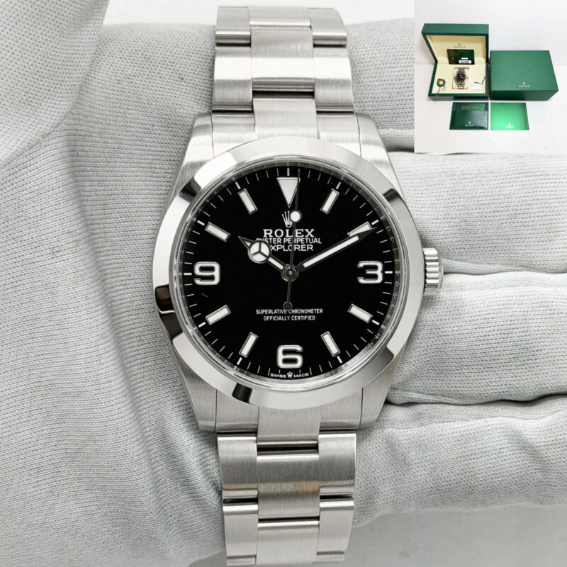 Lnib 2026 Rolex Explorer 224270 40MM Black Dial Steel Box Paper