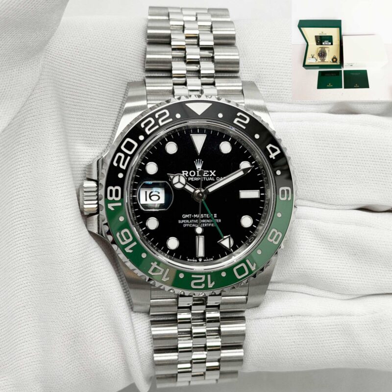 2025 Rolex GMT-Master II Sprite Lefty 126720VTNR 40MM Black Steel Box Paper