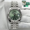 New 2026 Rolex Datejust 126334 41MM Mint Green Dial Fluted Jubilee Box Paper