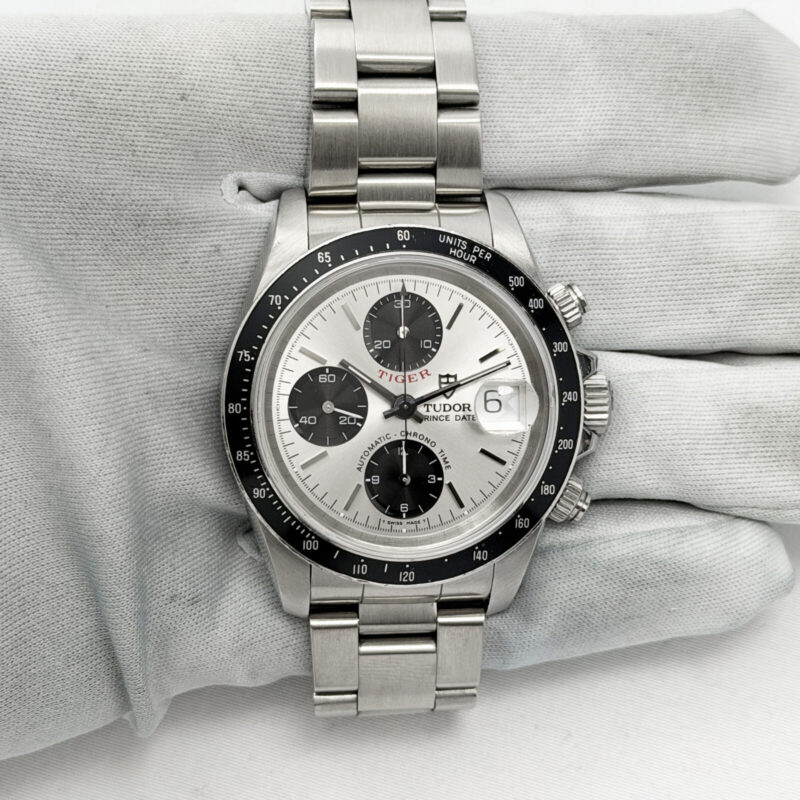 2000 Tudor Tiger Prince Date 79260 40MM Silver Dial Stainless Steel H-Serial