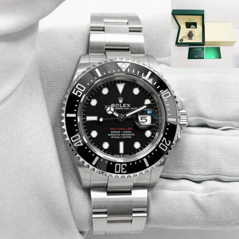 2023 Rolex Sea-Dweller Red Letter 126600 43MM Black Steel Box Paper
