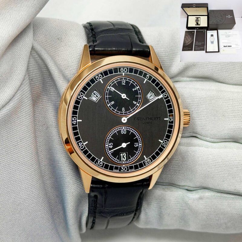 2021 Patek Philippe Annual Calendar 5235/50R 40MM Grey 18K Rose Gold Box Paper