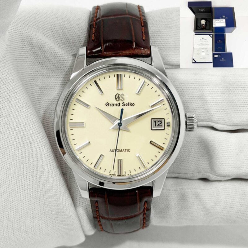 2022 Grand Seiko Elegance Collection SBGR261G 39MM Champagne White Steel B/p