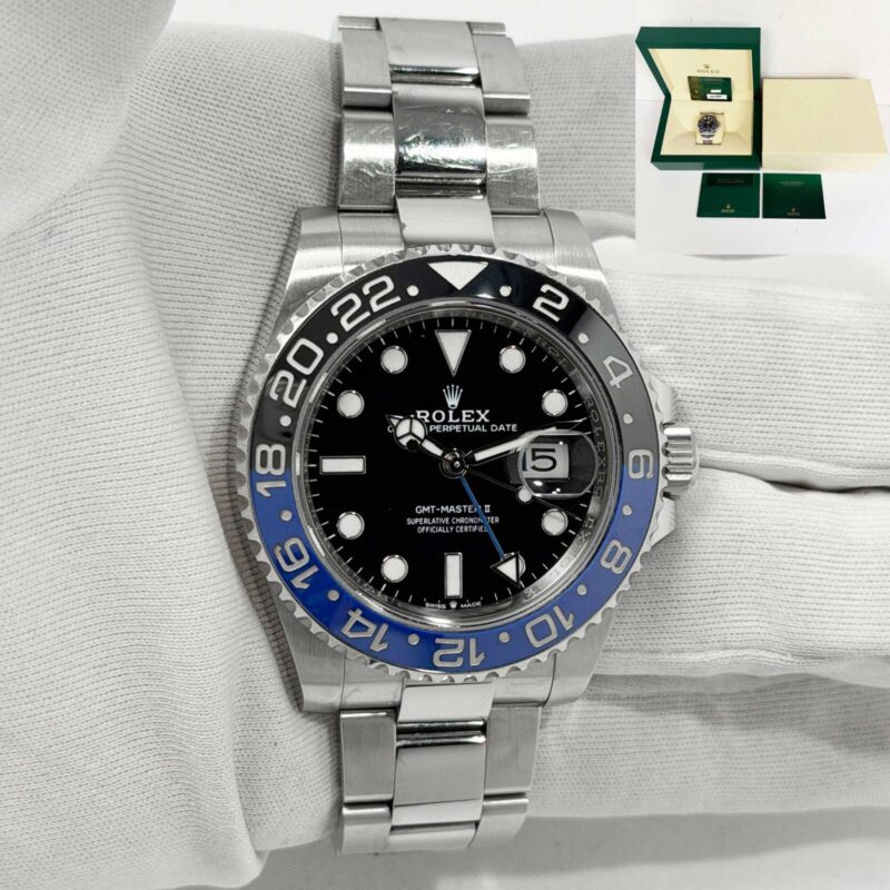 2023 Rolex GMT-Master II Batman 126710BLNR 40MM Black Steel Oyster Box Paper