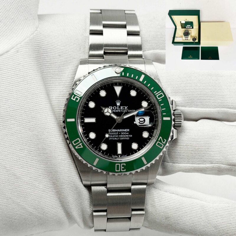 2023 Rolex Submariner Date Starbucks Kermit MK1 126610LV 41MM Oyster Steel B/p