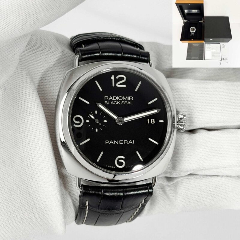 Panerai Radiomir Black Seal PAM00388 44MM Black Steel Box Paper