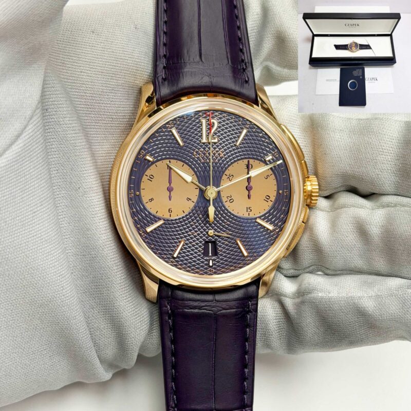 New 2024 Czapek Faubourg De Cracovie Imperial Purple 5N 41.5MM Purple 18K Rg B/p