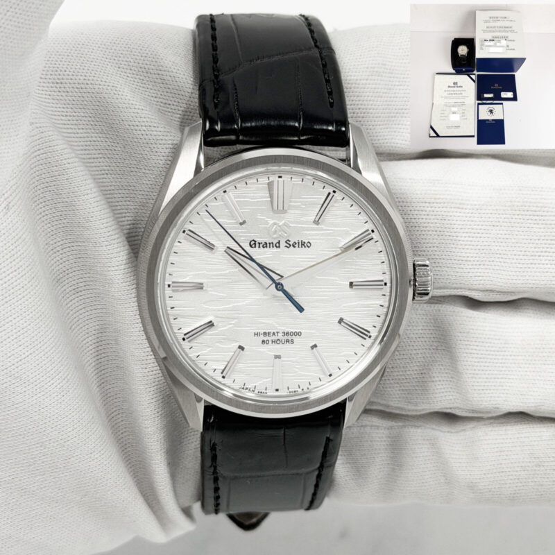 2024 Grand Seiko Evolution 9 Collection Hi-Beat SLGW003 38MM White Titanium B/p