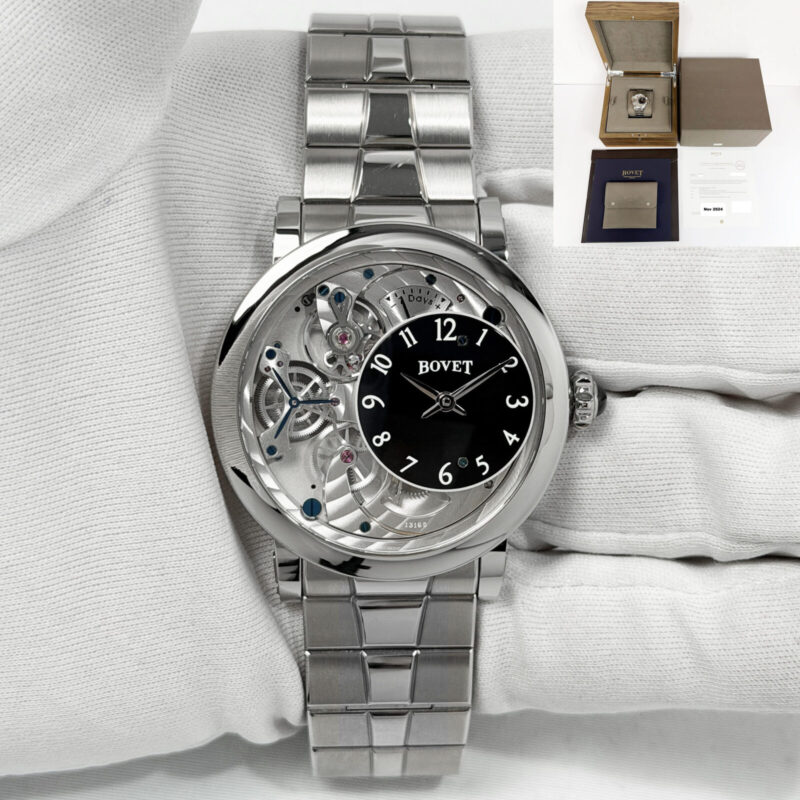 2024 Bovet Recital 12 R12C2-0015-Txtbopgy 40MM Black Titanium Box Paper