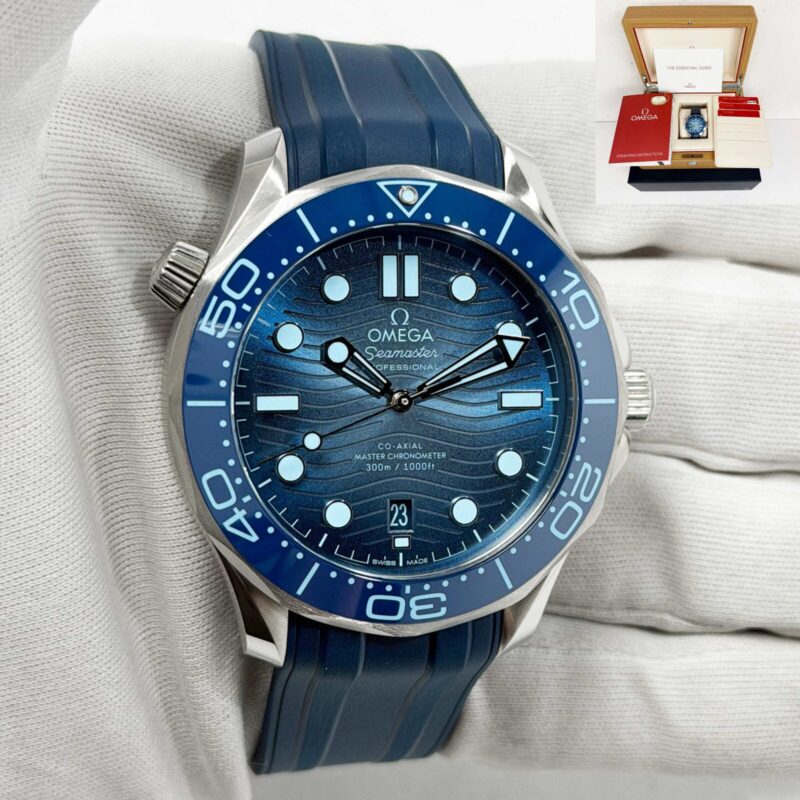 2026 Omega Seamaster Diver 300 M Summer Blue 210.32.42.20.03.002 42MM B/p