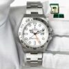 New 2026 Rolex Explorer II Polar 226570 42MM White Oyster Steel Box Paper