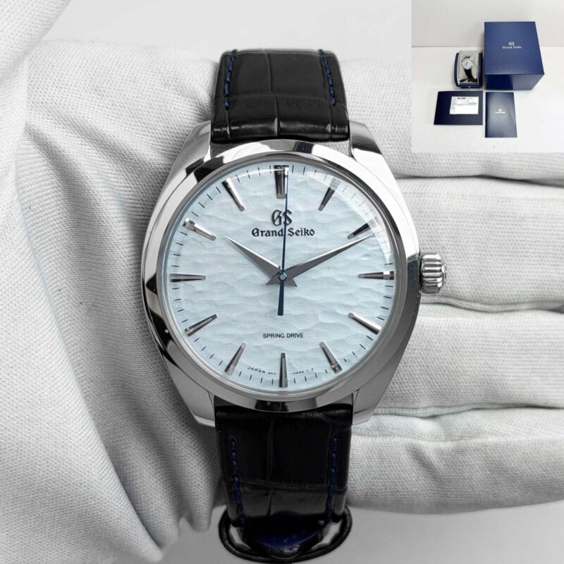 2024 Grand Seiko Elegance Collection Omiwatari SBGY007 38MM Ice Blue Steel B/p
