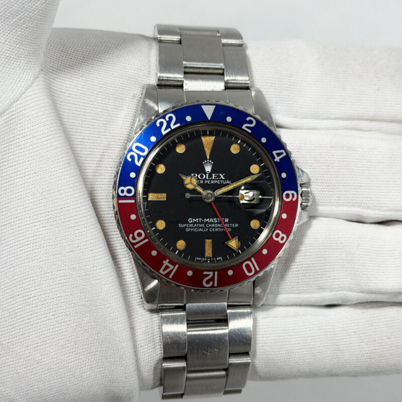 1981 Rolex GMT-Master Pepsi 16750 40MM Black Dial Oyster Steel