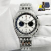 2021 Breitling B01 Panda Chronograph AB0118 42MM White Stainless Steel Box Paper