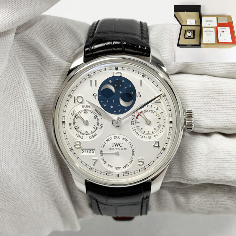 2026 IWC Portugieser Perpetual Calendar IW503406 44MM Silver Platinum B/p