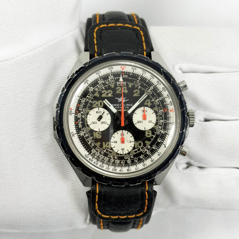 Breitling Navitimer Chronomatic Cosmonaute 11525/67 48MM Black Dial Stainless Steel