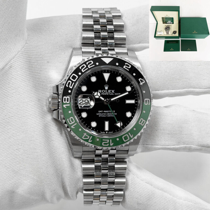2026 Rolex GMT-Master II Sprite Lefty 126720VTNR 40MM Black Jubilee Box Paper