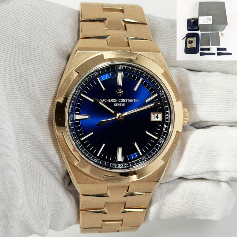 2024 Vacheron Constantin Overseas 4520V/210R-B705 41MM Blue 18K Rg Box Paper