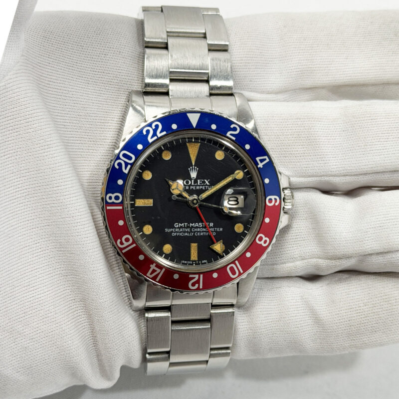 1981 Rolex GMT-Master Pepsi 16750 40MM Black Dial Oyster Steel