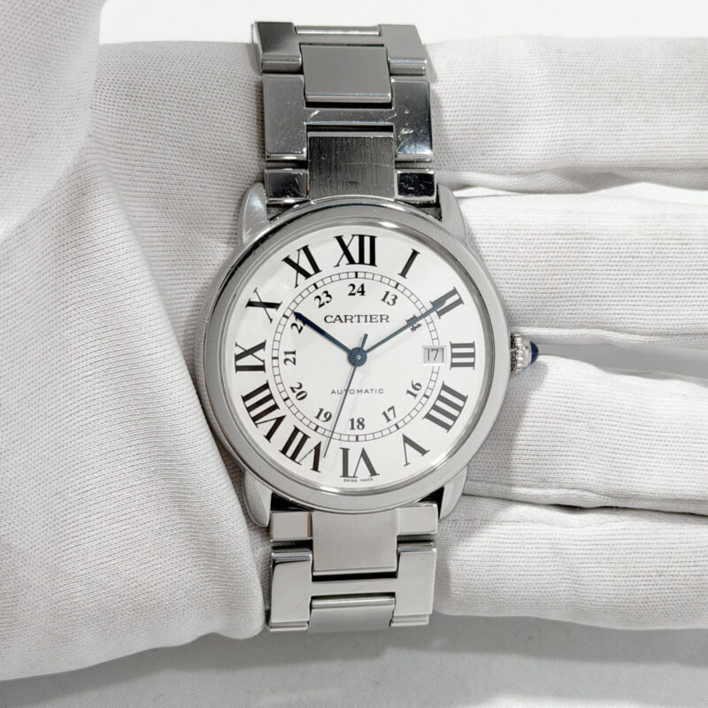 Cartier Ronde Solo De Cartier Xl 3802 42MM Silver Dial Steel