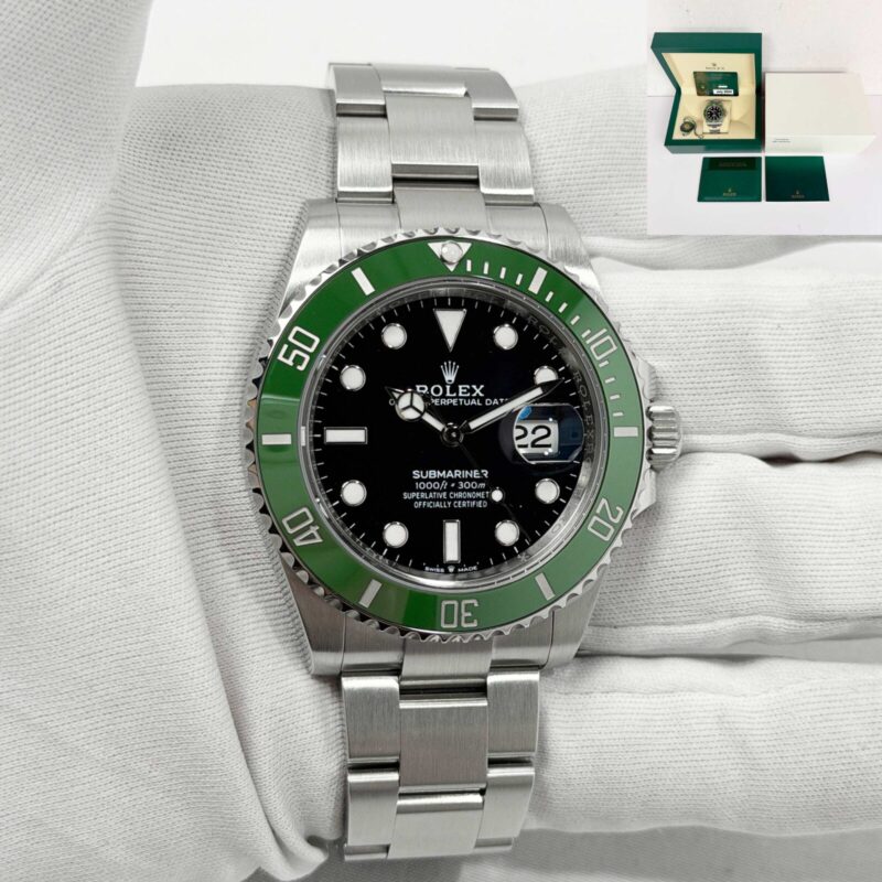 2024 Rolex Submariner Date Starbucks MK2 126610LV 41MM Black Oyster Steel B/p
