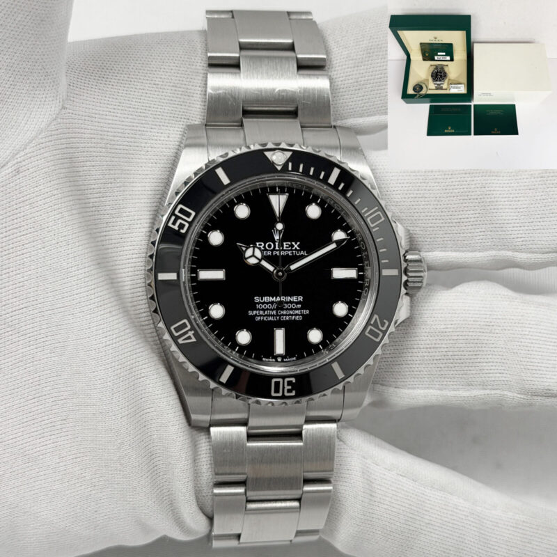 2024 Rolex Submariner No Date 124060 41MM Black Dial Steel Box Paper
