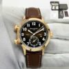 2019 Patek Philippe Calatrava Pilot Travel Time 7234R-001 37MM Brown 18K Rg B/p