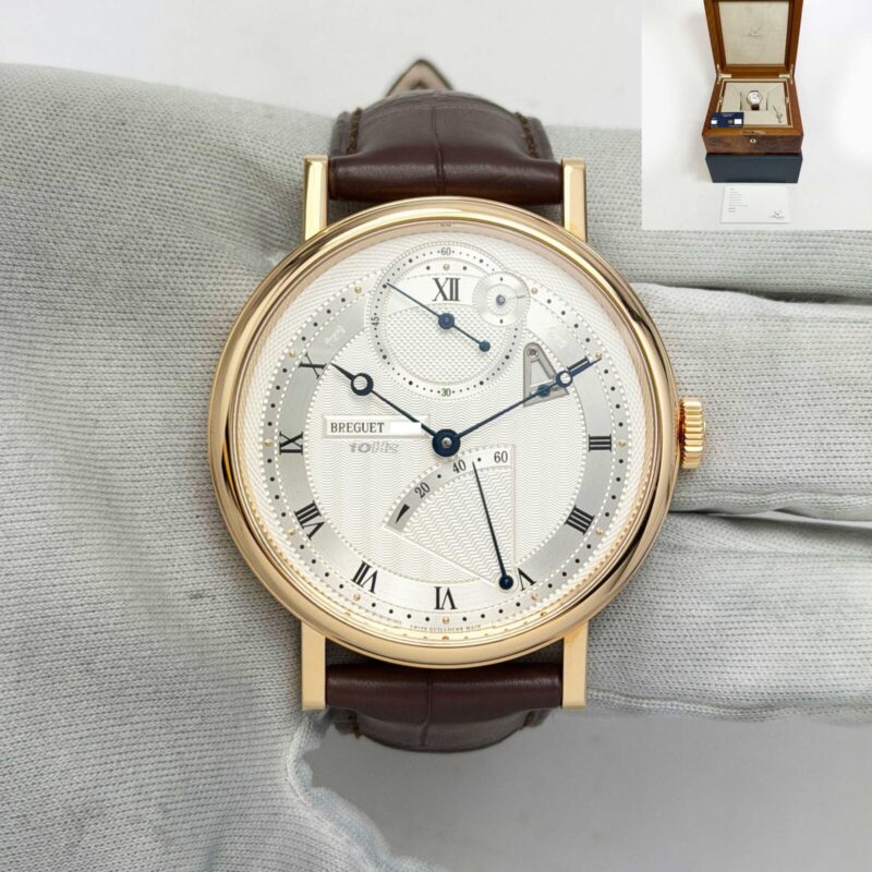 Unworn 2026 Breguet Classique Chronograph 7727BR 41MM Silver Dial Rg Box Paper