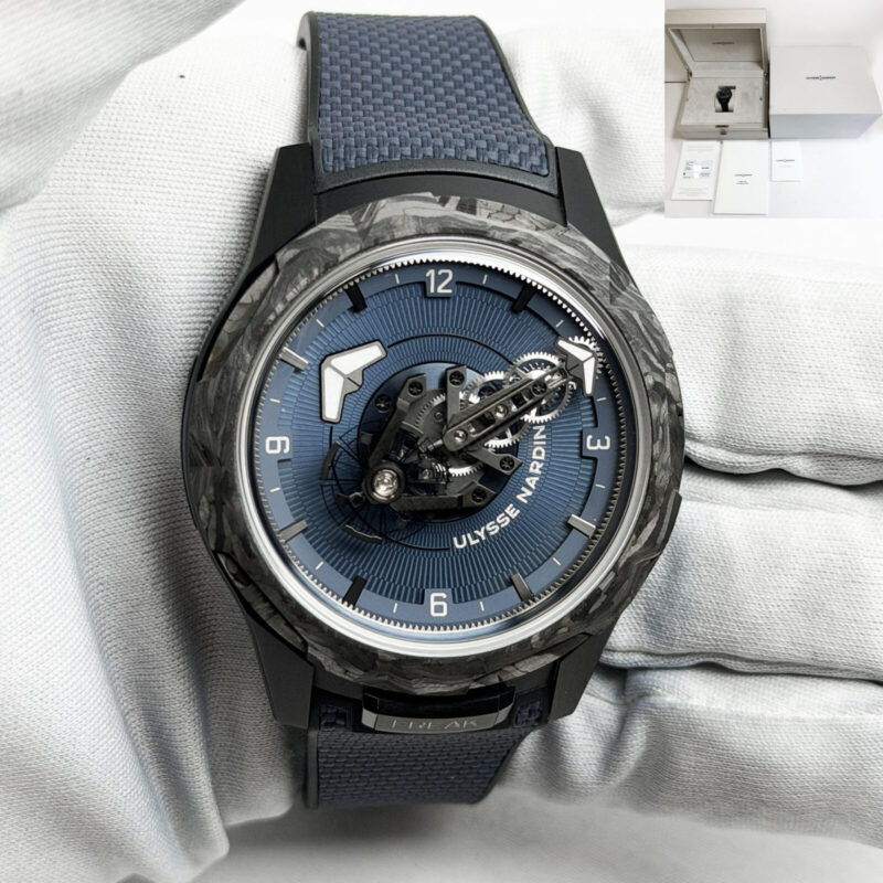 Lnib 2025 Ulysse Nardin Freak One 2403-500-3A 44MM Blue Titanium Box Paper