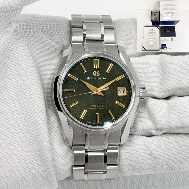 2025 Grand Seiko Heritage Collection Hi-Beat SBGH271 40MM Green Steel B/p