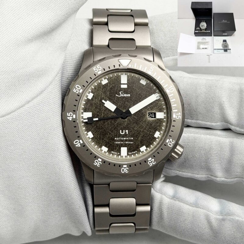 2021 Sinn U1 Ds 1010.0351 44MM Grey Dial Tegimented Steel Box Paper