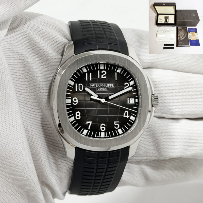 Lnib 2026 Patek Philippe Aquanaut 5167A-001 40MM Black Steel Box Paper