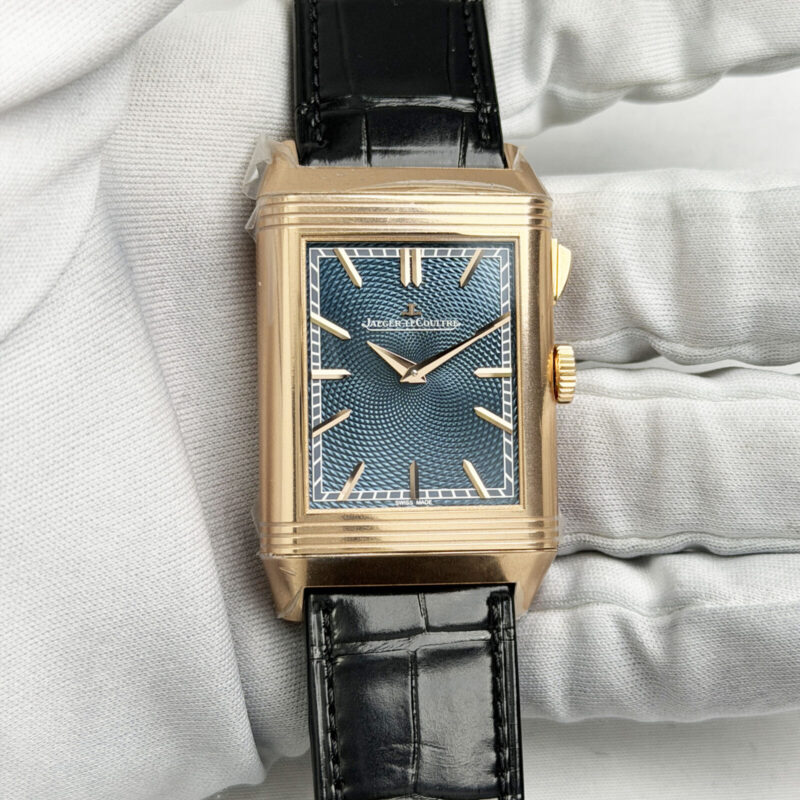 New Jaeger-Lecoultre Reverso Tribute Minute Repeater Q7122480 31MM Blue Rg B/p