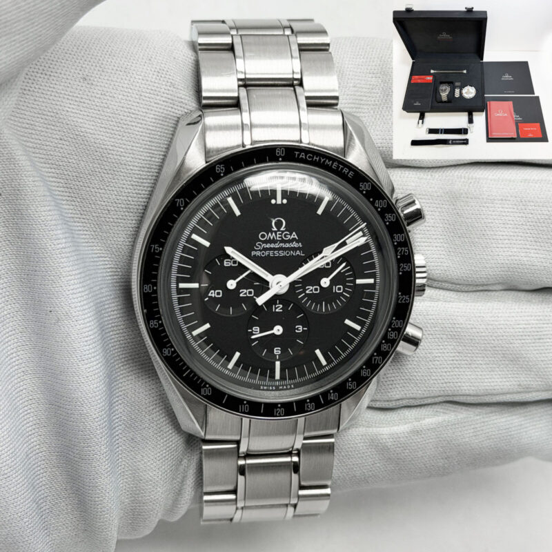 2018 Omega Speedmaster Moonwatch Big Box 311.30.42.30.01.005 42MM Black B/p