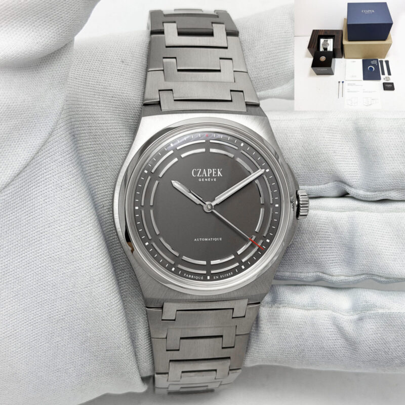 New 2025 Czapek Antarctique Titanium Dark Sector 40.5MM Grey Box Paper