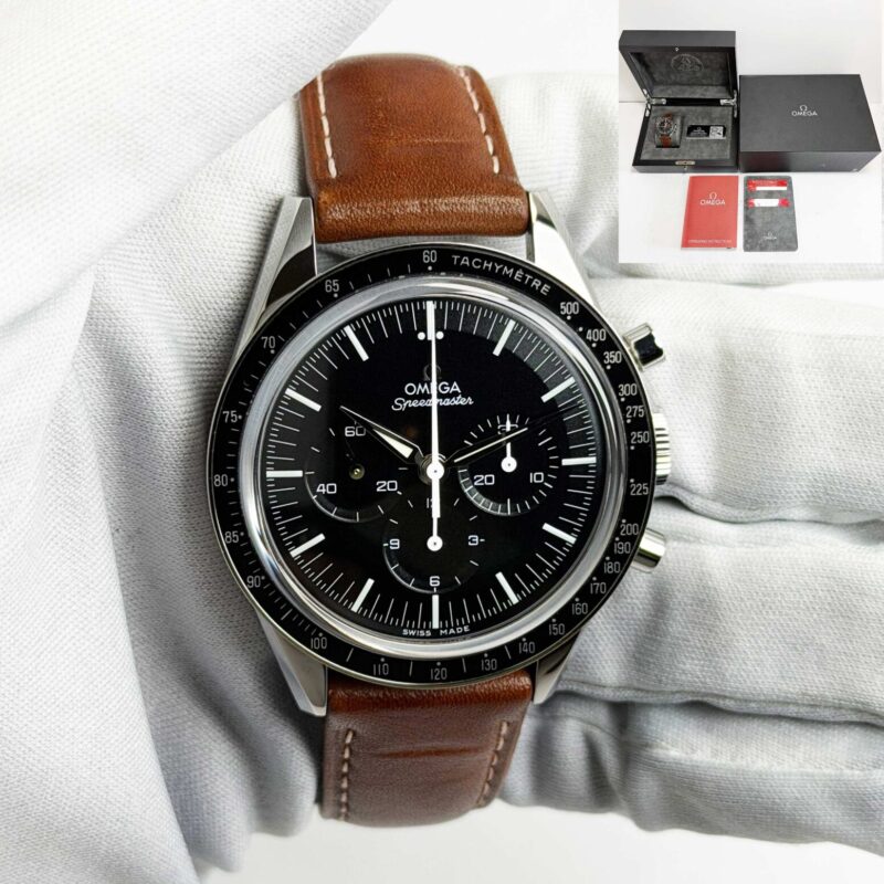 Omega Speedmaster First Omega In Space 311.32.40.30.01.001 39MM Black Box Papers