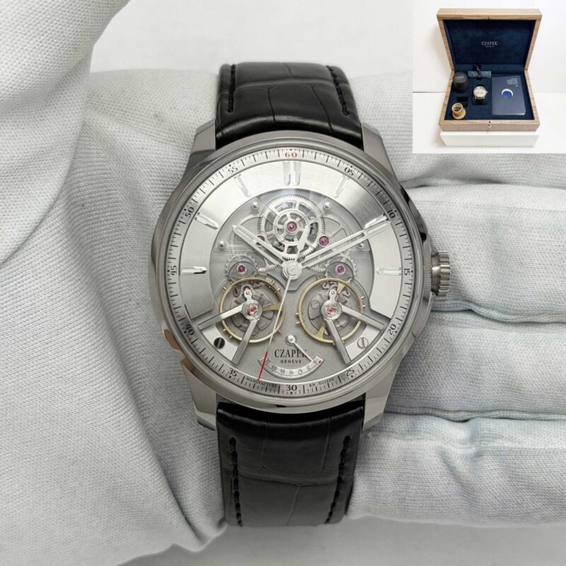 New 2025 Czapek Place Vendôme Complicité Stardust 40.5MM Grey Titanium B/p