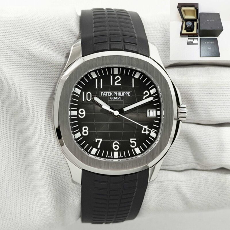 Lnib 2026 Patek Philippe Aquanaut 5167A-001 40MM Black Steel Box Paper