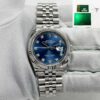 2024 Rolex Datejust 126234 36MM Blue Diamond Dial Fluted Jubilee Paper