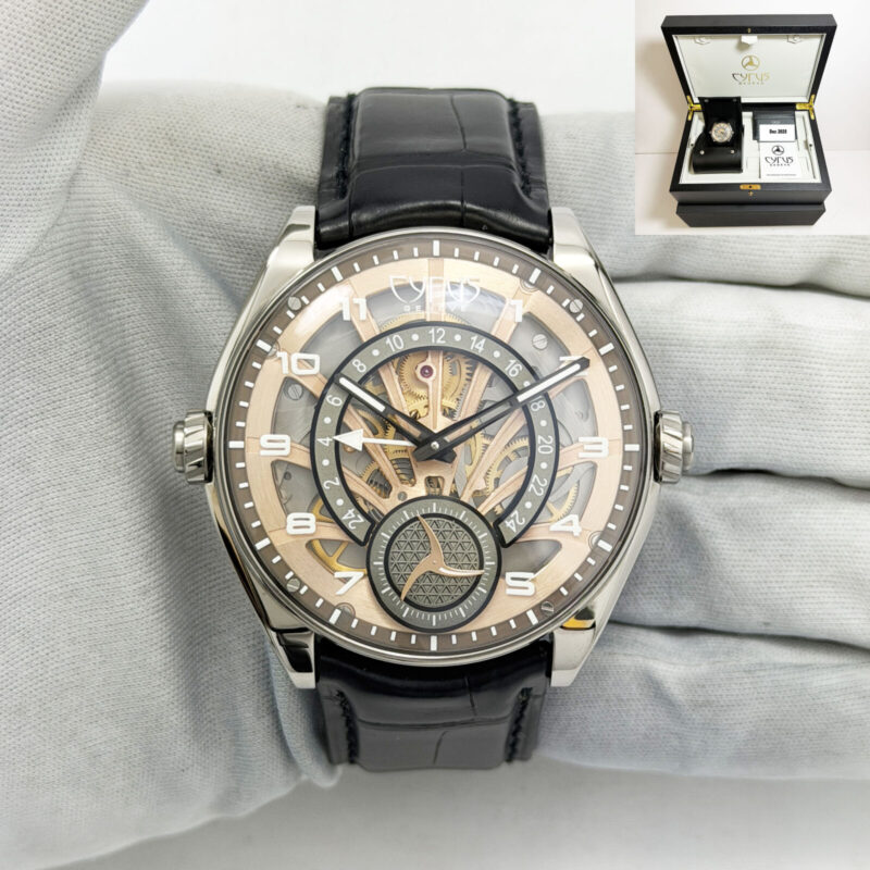 2025 Cyrus Dominion GMT 528.507.TT.A 42MM Rose Gold Gray Dial Titanium Box Paper