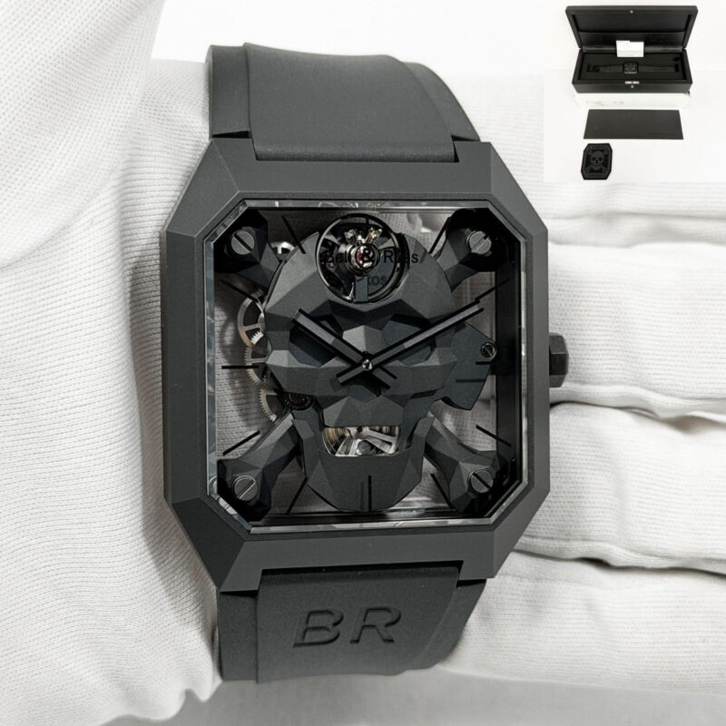 Bell & Ross Br 01 Cyber Skull BR01-Csk-Ce/srb 45MM Skeleton Ceramic B/p