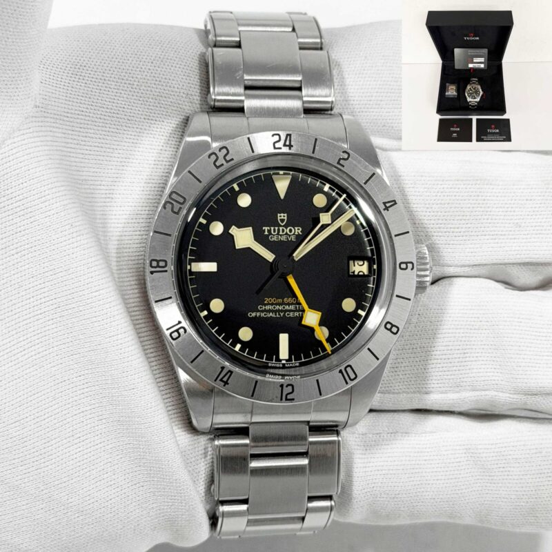 2022 Tudor Black Bay Pro 79470 39MM Black Steel Box Paper