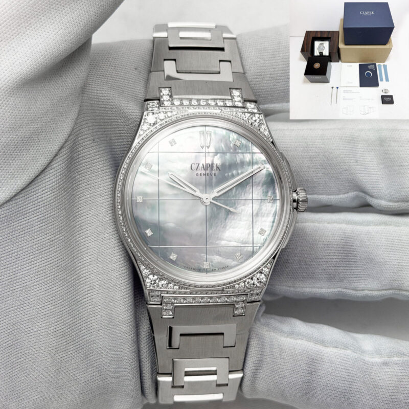 New 2025 Czapek Antarctique S La Carte Des Nuages Stormy Grey 38.5MM Mop B/p