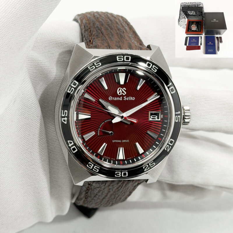 2021 Grand Seiko Sport Collection Godzilla SBGA405 44MM Red Titanium B/p