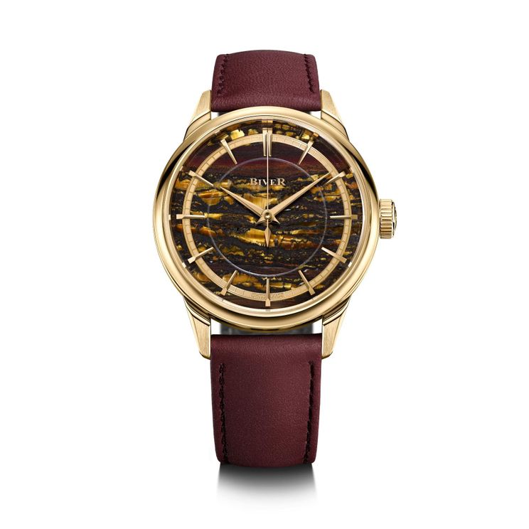 New Biver Automatique Oeil De Fer Prf-00010 Iron Eye 39MM 18K Yg B/p