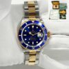 1995 Rolex Submariner Date Bluesy 16613 40MM Blue Two-Tone 18K Yg B/p W-Serial