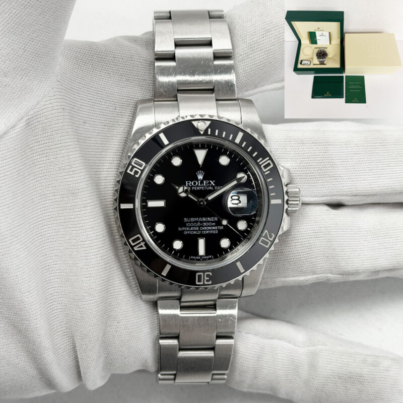Rolex Submariner Date 116610LN 40MM Black Oyster Steel Box Paper
